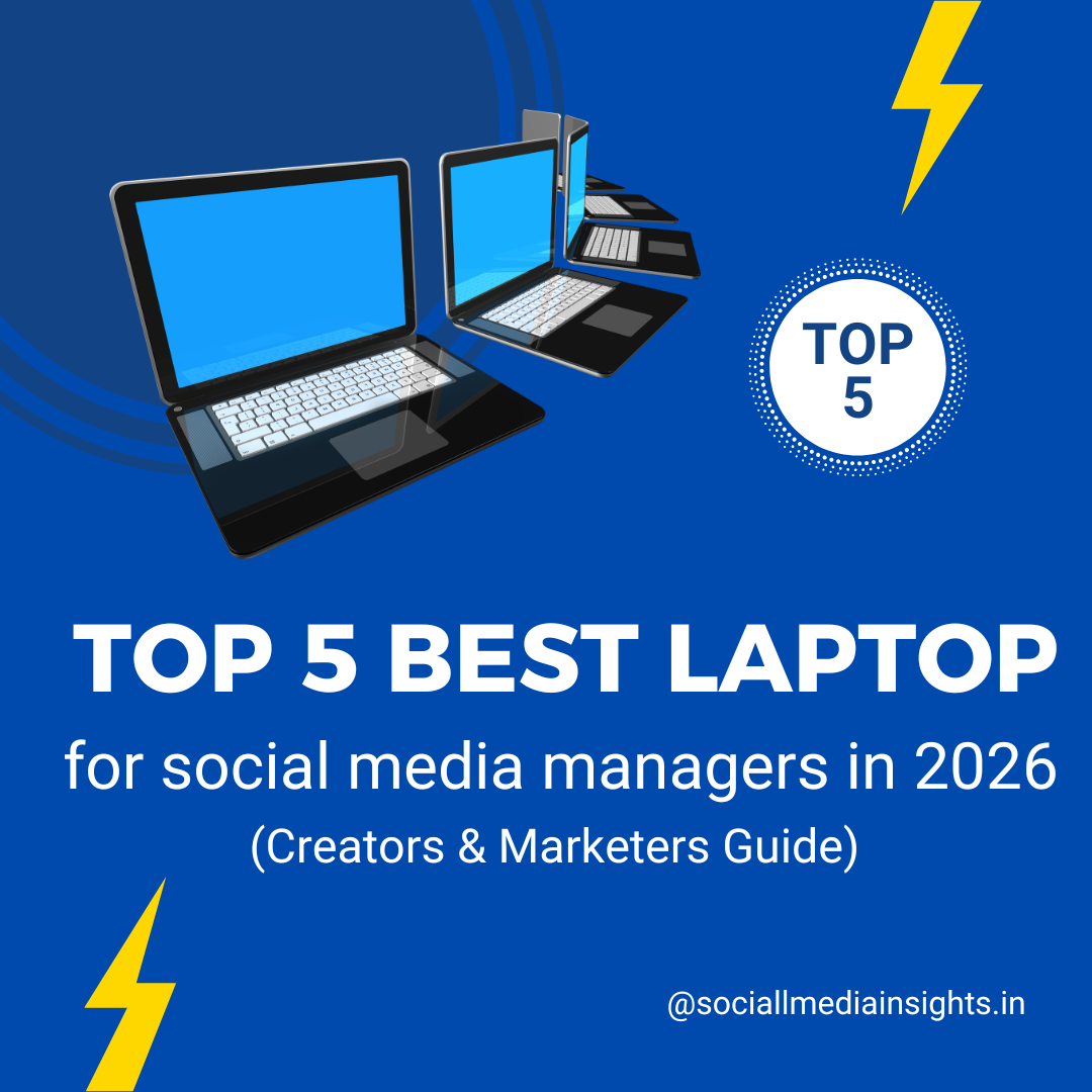 top 5 best laptops for social media managers and content creators 2026